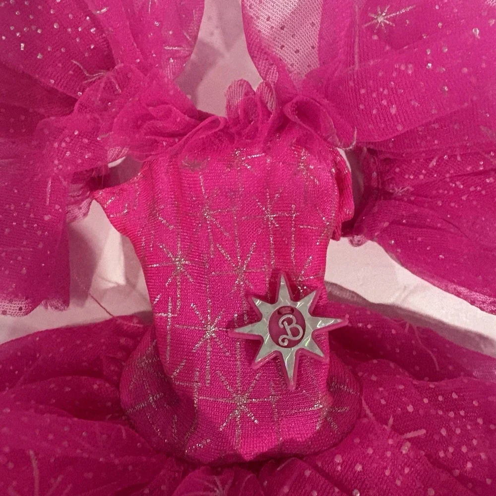 Vintage Happy Holidays Barbie Pink Dress Special Edition Mattel 4098 90s
